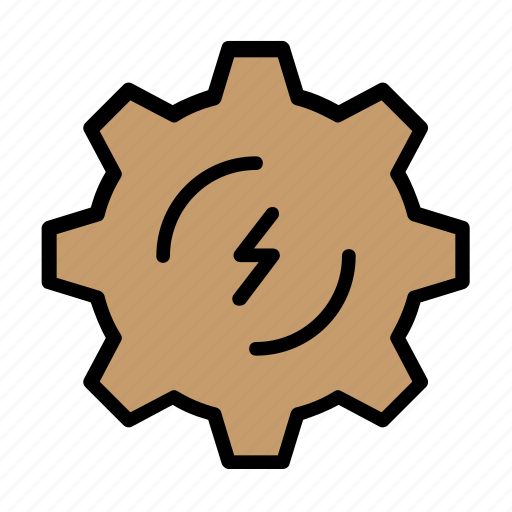 Cog, cogwheel, electrical, power, settings, system icon - Download on Iconfinder