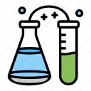 chemical, chemical analysis, chemistry education, experiment, flask, research, test tube