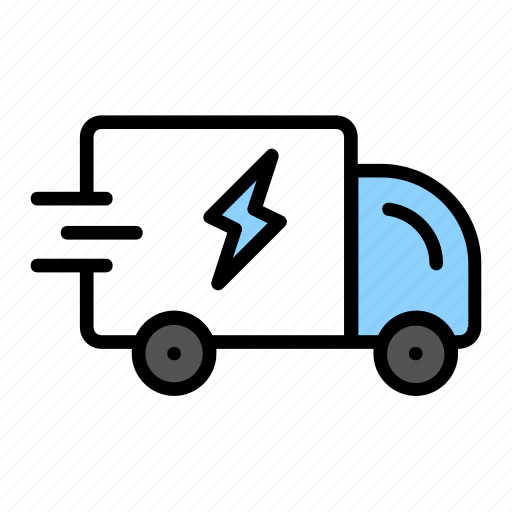 Digital vehicle, electric transportation, electric truck, electric van, electric vehicle icon - Download on Iconfinder