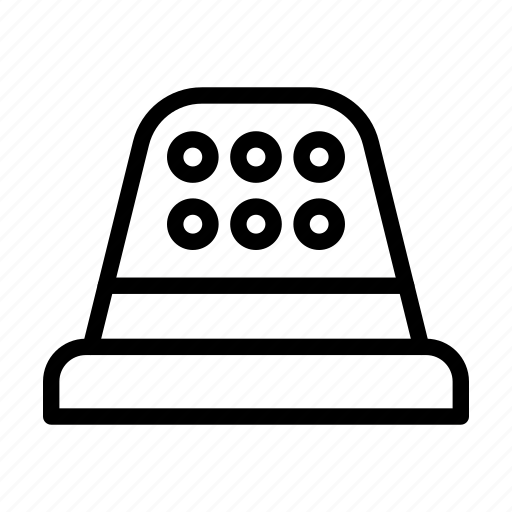 Thimble, electric, engeniring, charge, light, electronic icon - Download on Iconfinder