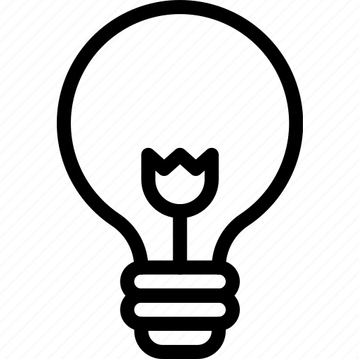 Bulb, light, idea, lamp icon - Download on Iconfinder