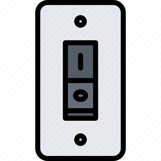 Electric, electrician, electricity, electrification, light, switch icon - Download on Iconfinder