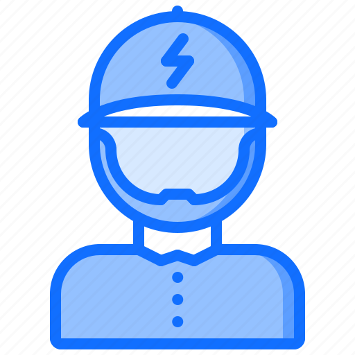 Electric, electrician, electricity, electrification, man icon - Download on Iconfinder