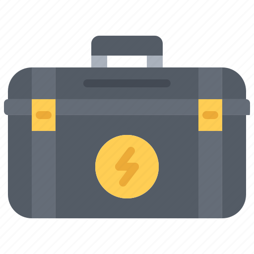 Electric, electrician, electricity, electrification, tool, toolbox icon - Download on Iconfinder