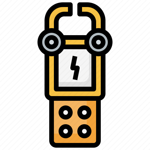 Clamp, electronic, electronics, meter, technology icon - Download on Iconfinder