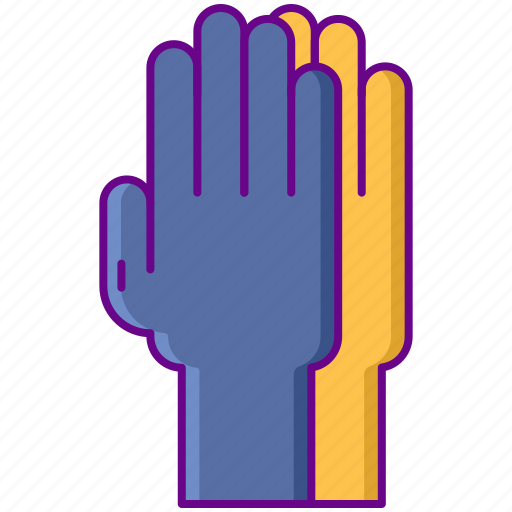 Gloves, isolated, protection, safety icon - Download on Iconfinder