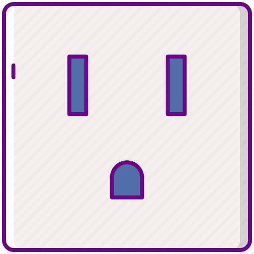Electricity, power, socket, us icon - Download on Iconfinder