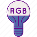 bulb, creative, light, rgb