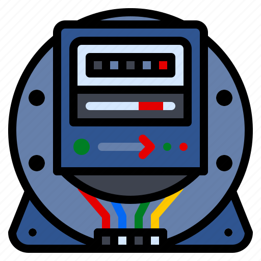 Electric, electro, energy, meter, voltage icon - Download on Iconfinder