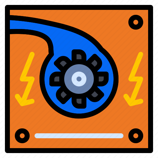 Electro, generator, hydro, power, turbine icon - Download on Iconfinder