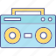 boombox, audio, stereo, speaker, volume, sound, player, multimedia 