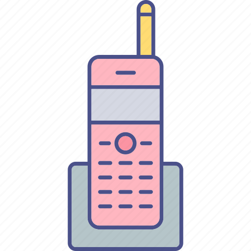 Cordless phone, walkie-talkie, communication, transceiver, device, technology, phone icon - Download on Iconfinder