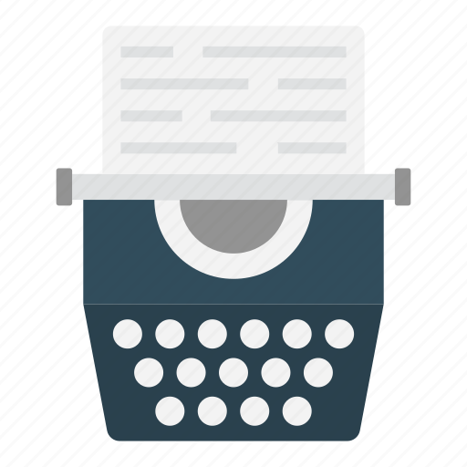 Document, electronics, keys, typewrite, typing icon - Download on Iconfinder