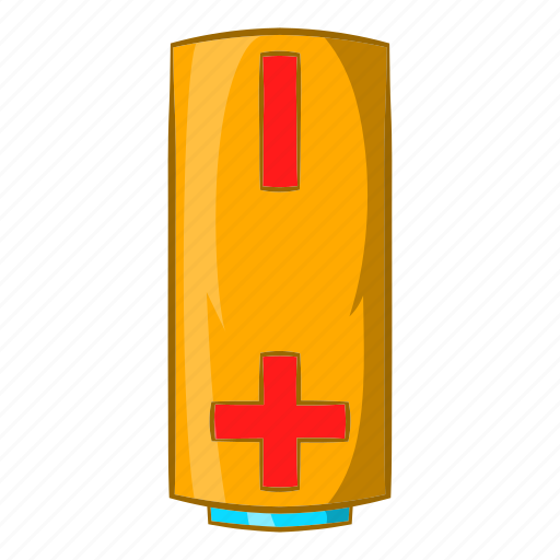 Alkaline, battery, cartoon, electricity, energy, power, sign icon - Download on Iconfinder
