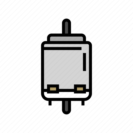 Dc, motor, electronic, component, circuit, chip icon - Download on Iconfinder