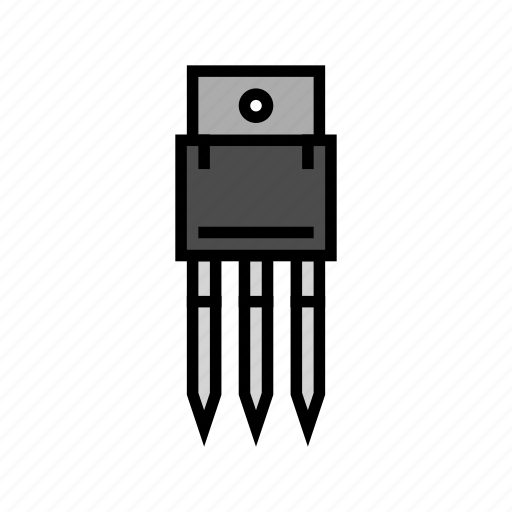 Transistor, electronic, component, circuit, chip, technology icon - Download on Iconfinder