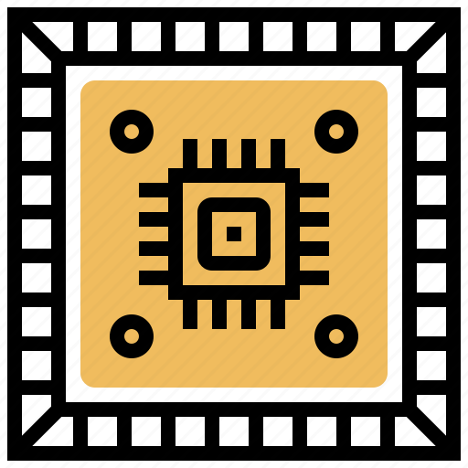 Circuit, electronic, microchip, processor, semiconductor icon - Download on Iconfinder