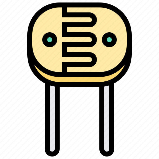Circuit, ldr, light, resistor, sensor icon - Download on Iconfinder