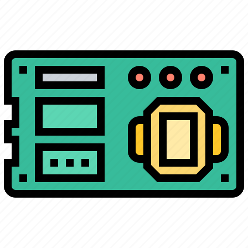Circuit, computer, microchip, motherboard, processor icon - Download on Iconfinder