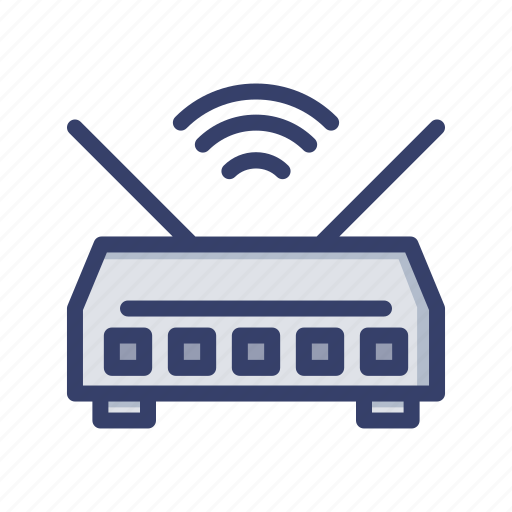 Connection, device, hadware, internet, network, router, technology icon - Download on Iconfinder