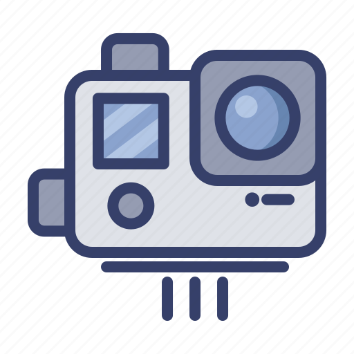 Action, adventure, cam, camera, device, electronic, gopro icon - Download on Iconfinder