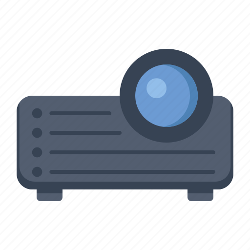 Device, electronic, hardware, light, presentation, projector icon - Download on Iconfinder