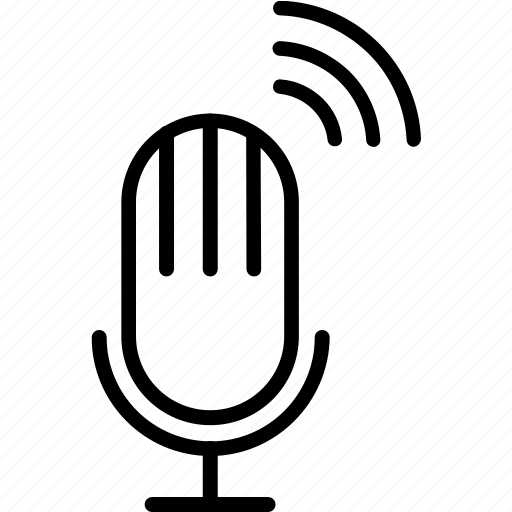 Micro, microphone, on, phone, radio, recording icon - Download on Iconfinder