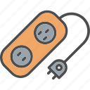 cable, connection, electricity, energy, plug, power, socket