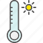 control, indicator, monitoring, temperature, thermometer, weather 