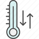 control, indicator, monitoring, temperature, thermometer, weather, 1