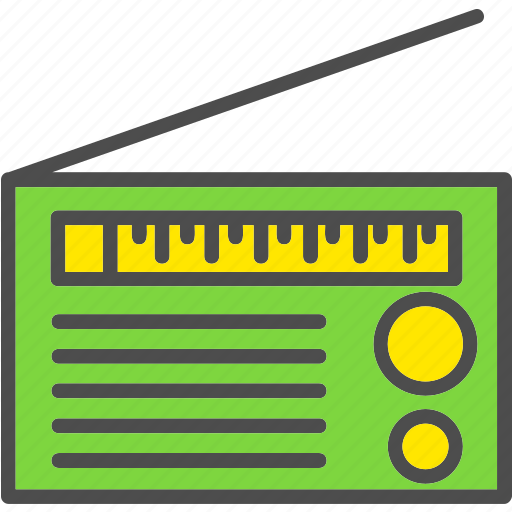 Media, old, radio, set, transmission icon - Download on Iconfinder