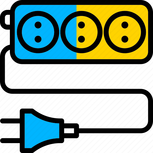 Cable, extension, lead, plug, power icon - Download on Iconfinder