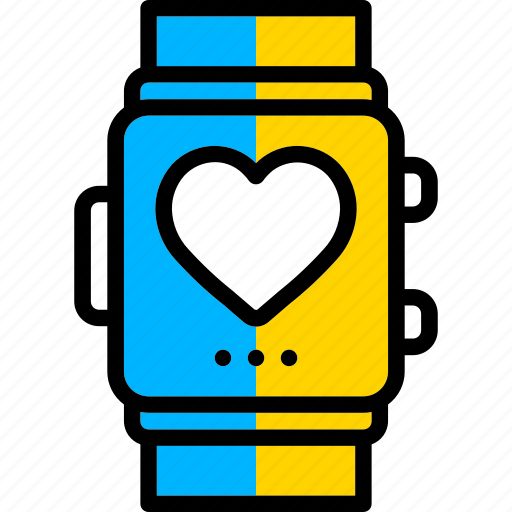 Exercise, fitness, heart, rate, smartwatch icon - Download on Iconfinder