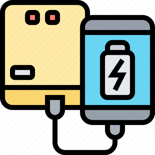 Backup, charger, power, bank, phone icon - Download on Iconfinder