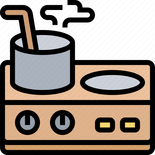 Electrics, stove, burner, cooking, pot icon - Download on Iconfinder