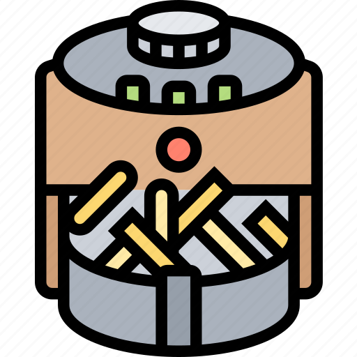 Hot, air, fryer, food, chips icon - Download on Iconfinder