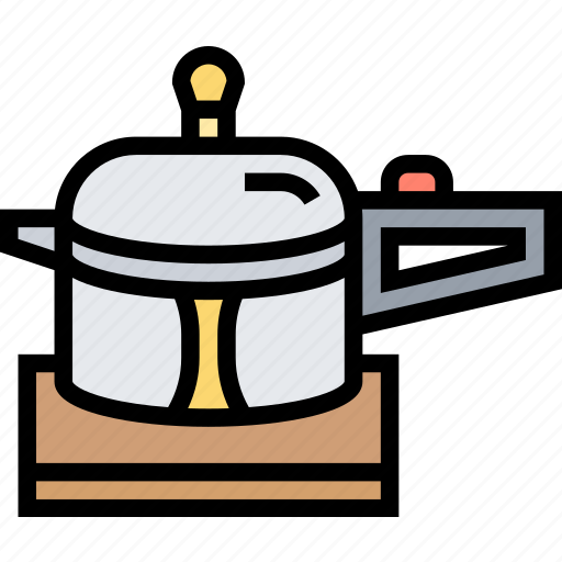 Pressure, cooker, pot, stove, kitchen icon - Download on Iconfinder