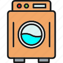 basket, laundry, machine, washing