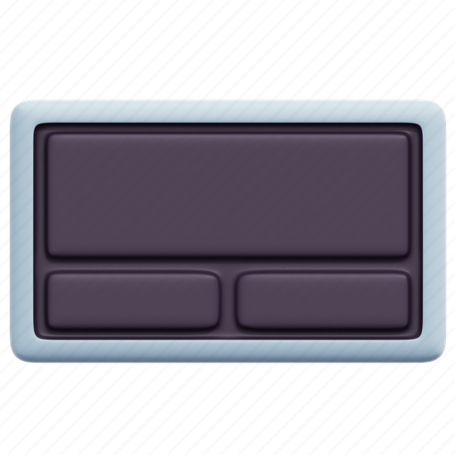 Touchpad, tactile, electronics, portable, device, multimedia, technology 3D illustration - Download on Iconfinder