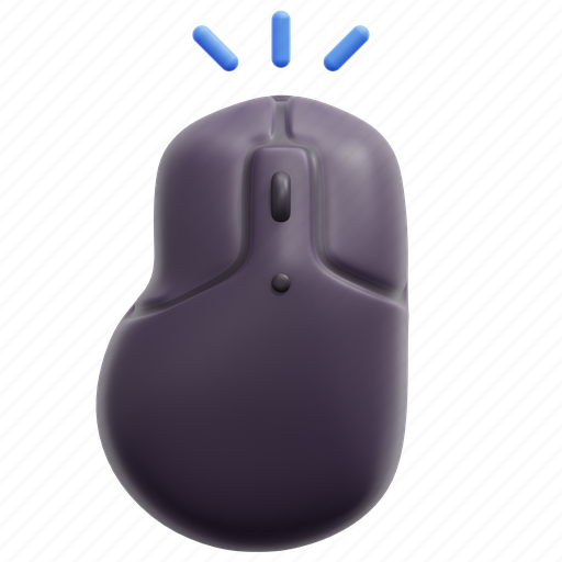 Wireless, mouse, electronics, computing, wifi, computer, 3d 3D illustration - Download on Iconfinder
