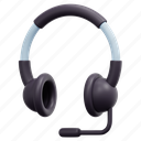 headset, earphone, headphone, electronics, microphone, sound, device, 3d 