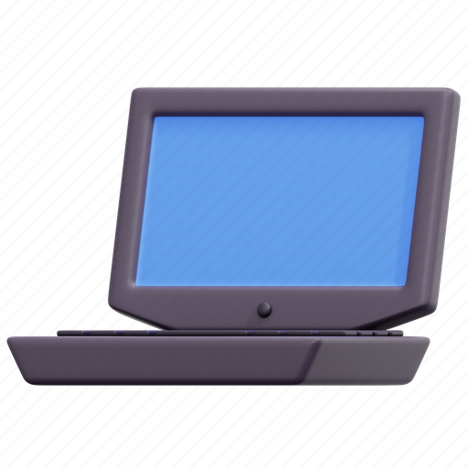 Laptop, computer, electronics, computing, technology, 3d 3D illustration - Download on Iconfinder