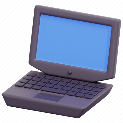 Laptop, computer, electronics, computing, technology, 3d 3D illustration - Download on Iconfinder