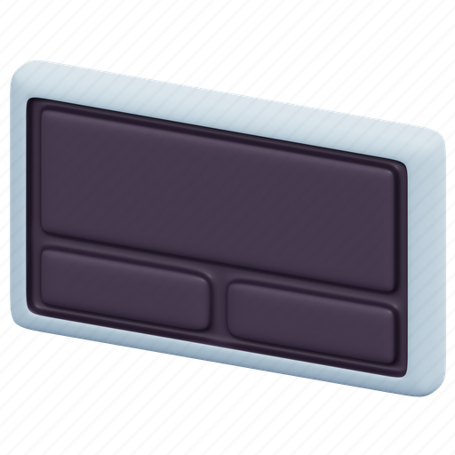 Touchpad, tactile, electronics, portable, multimedia, device, technology 3D illustration - Download on Iconfinder