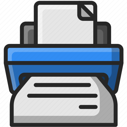 Device, print, printer, document, office, fax icon - Download on Iconfinder