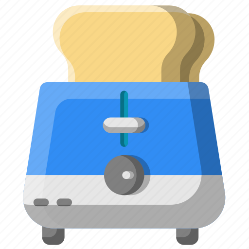 Kitchen, toaster, bread, breakfast, toast icon - Download on Iconfinder