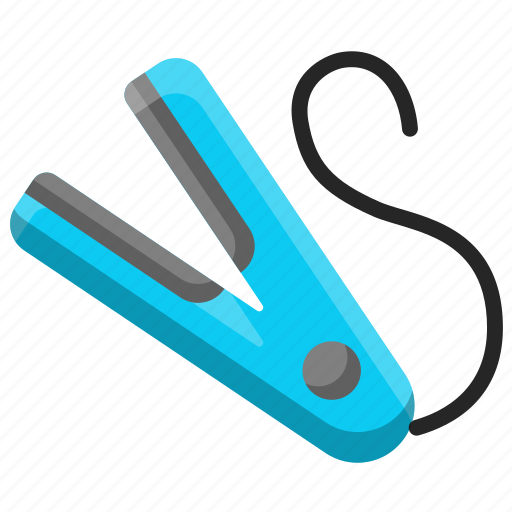 Straightener, electronics, hair, straight, iron, salon icon - Download on Iconfinder