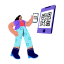 scanning, qr, access, mobile, device 