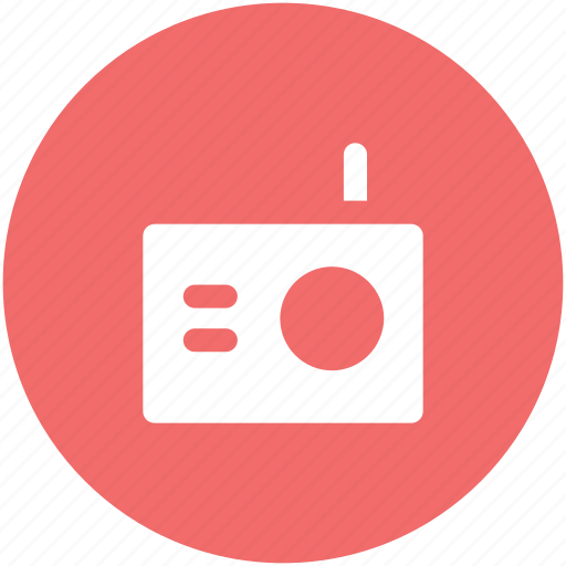 Antenna, broadcasting, fm, radio, radio set, tuner, wireless icon - Download on Iconfinder