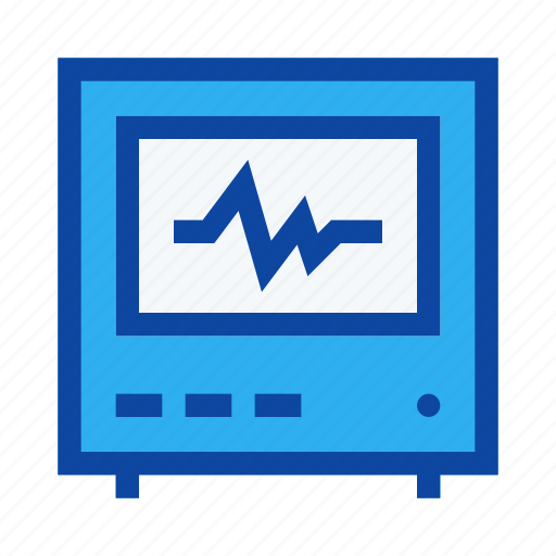 Checkup, ecg, electrocardiograph, heart, machine icon - Download on Iconfinder